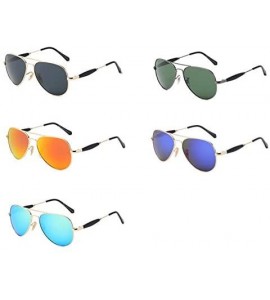 Aviator Sunglasses- Sunglasses- Sunglasses- Sunglasses- Clams- Glasses- Shades- Classical Double Beams - A - C018QTHCKUE $74.99