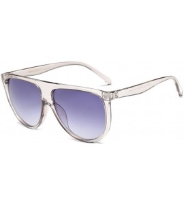 Aviator Unisex Vintage Shaded Lens Thin Aviator Sunglasses (G) - CS18G8AWUUT $17.24