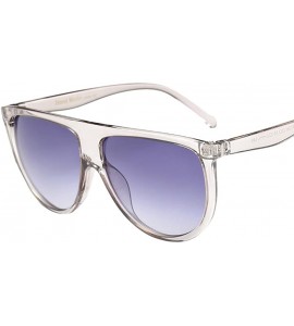 Aviator Unisex Vintage Shaded Lens Thin Aviator Sunglasses (G) - CS18G8AWUUT $17.24