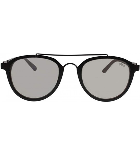 Aviator New York Jackson Sunglasses - Black - CD196QNUGQX $42.27