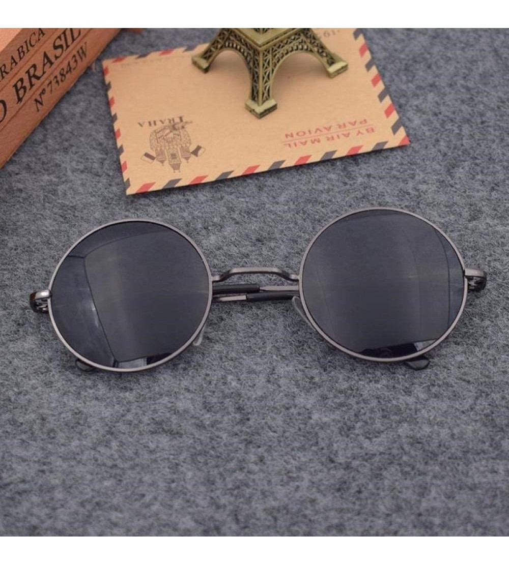 Round Retro glasses sun eyes round sunglasses sunglasses retro prince glasses small round frame sunglasses - CU18X5NNXQ9 $74.41