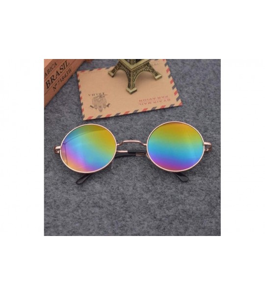 Round Retro glasses sun eyes round sunglasses sunglasses retro prince glasses small round frame sunglasses - CU18X5NNXQ9 $74.41