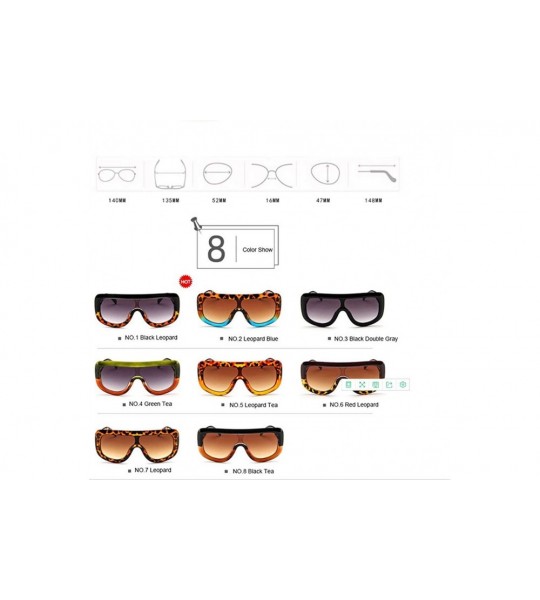 Oversized Sunglasses Designer Glasses Classic Vintage - C5 - C8197ZCYN6Y $19.35