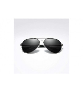 Oversized Womens Sunglasses Polarized Lens Wellington Sunglasses Pouch & Cross Set Unisex Glasses - Silver - C818U0IT2G6 $39.21