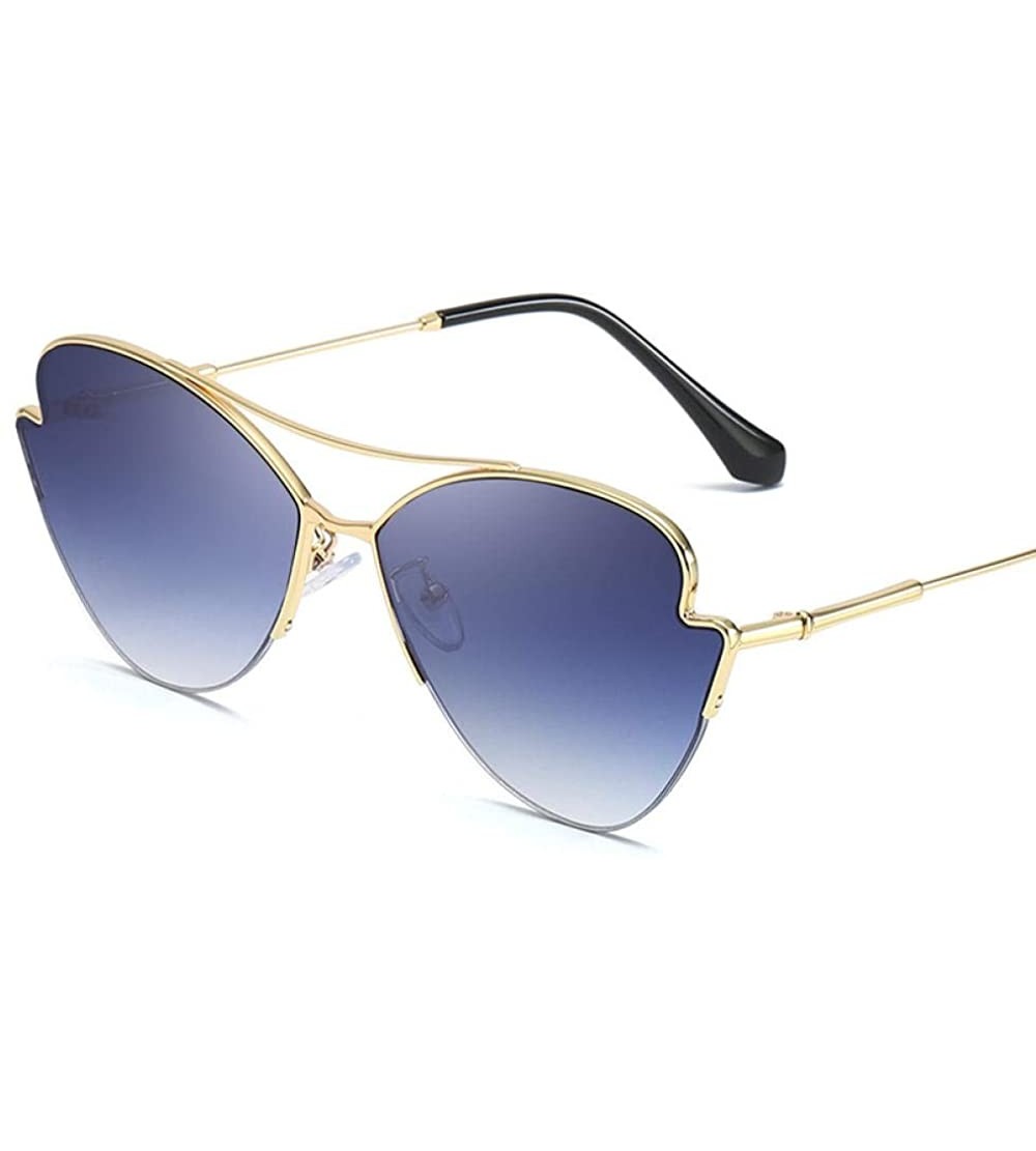 Rimless Women'S Polarized Sunglasses Uv Protection Glasses Retro Fashion Sunglasses - CO18X8XO2RX $84.56