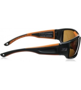 Sport Sunglasses Black Drum 244 Polarized Wrap Sungalsees - Metallic Grey & Orange - C411GI4U059 $63.72