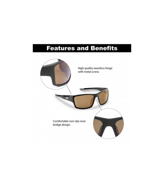 Sport Sand Bank Polarized Sunglasses with AcuTint UV Blocker for Fishing and Outdoor Sports - CR18YNKENID $42.60