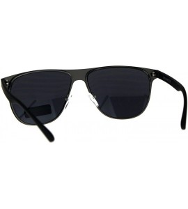 Oval Mens Fashion Sunglasses Stylish Designer Fashion Shades UV 400 - Gunmetal - CE18CE4U9XR $20.97