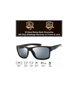 Square Polarized Sunglasses for Men Women Driving Fishing Unisex Vintage Rectangular Sun Glasses - 3-black - CG18SRXDIQQ $24.55