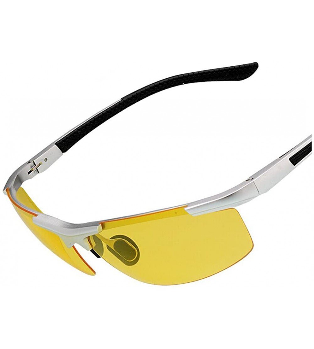 Goggle Al-mg Night Glasses Drove Polarizer Sunglasses - C511I40HQ3J $55.76