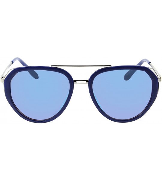 Oversized Classic Aviator oversized Sunglasses Men Women Glasses 509 - Blue - C912FNZFM3N $42.53