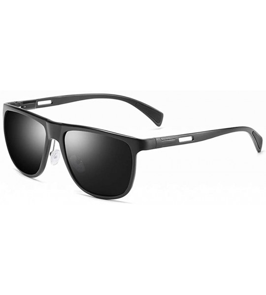 Sport Polarized Sunglasses Protection Flexible Driving - Black/ Grey - CZ18W78E929 $23.57