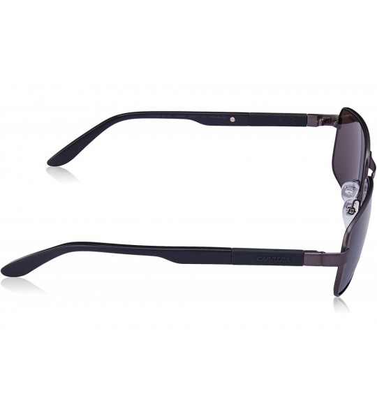 Rectangular 8017/S Sunglasses - Matte Ruthenium Gray / Gray Polarized - C412CV46QAL $94.99