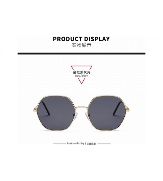 Oversized Women'S Polarized Sunglasses Polygonal Irregular Sunglasses New Polarizer - Style 1 - C518UDIIISE $35.62