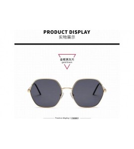 Oversized Women'S Polarized Sunglasses Polygonal Irregular Sunglasses New Polarizer - Style 1 - C518UDIIISE $35.62