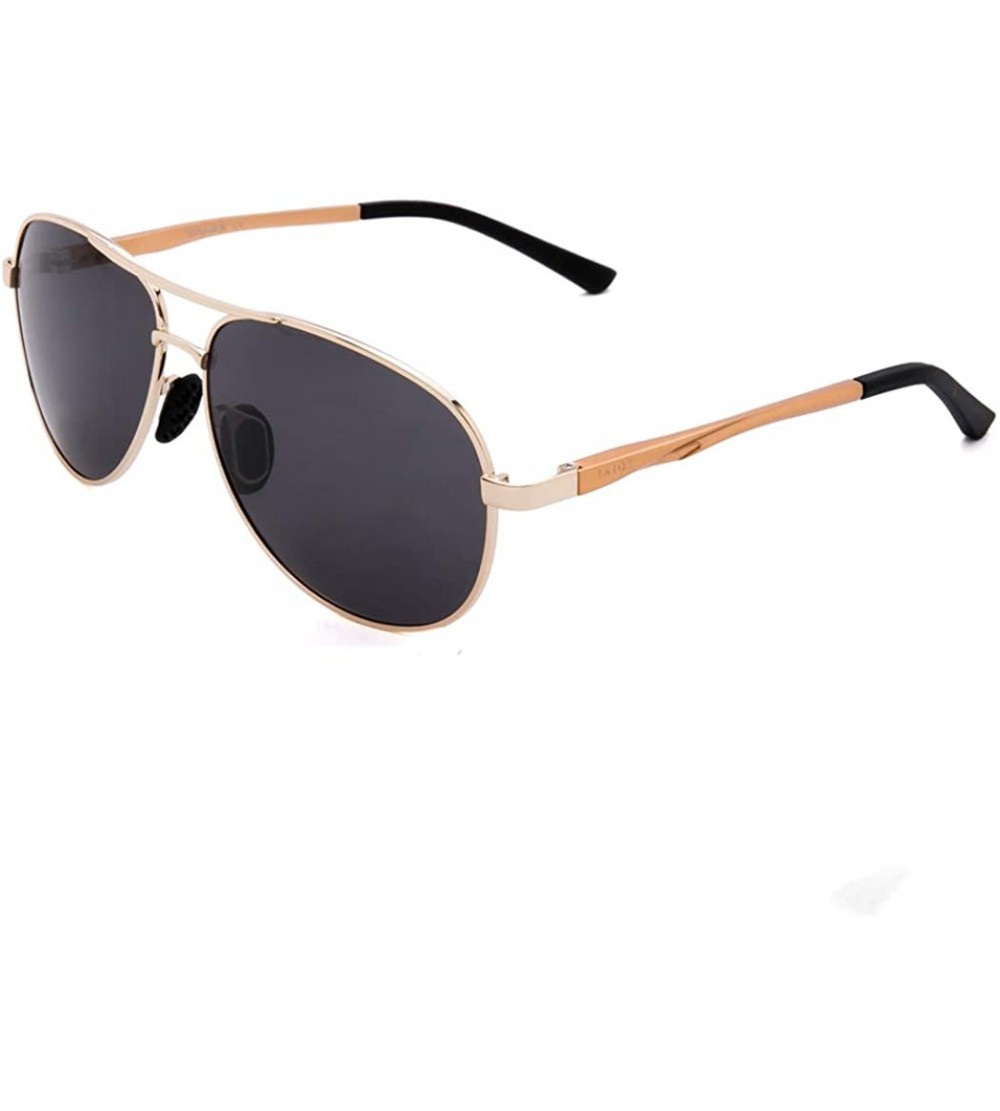 Aviator Mens Sports Polarized Sunglasses - 100% UV Protection Fashion Sunglasses for Men Driving Fishing - C218SX9IC2W $44.99
