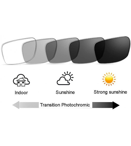 Square Transition Photochromic Oversized Stars Pattern Nerd Sunglasses Reading Glasses - Black Yellow - CT18CGWQ68Q $35.54