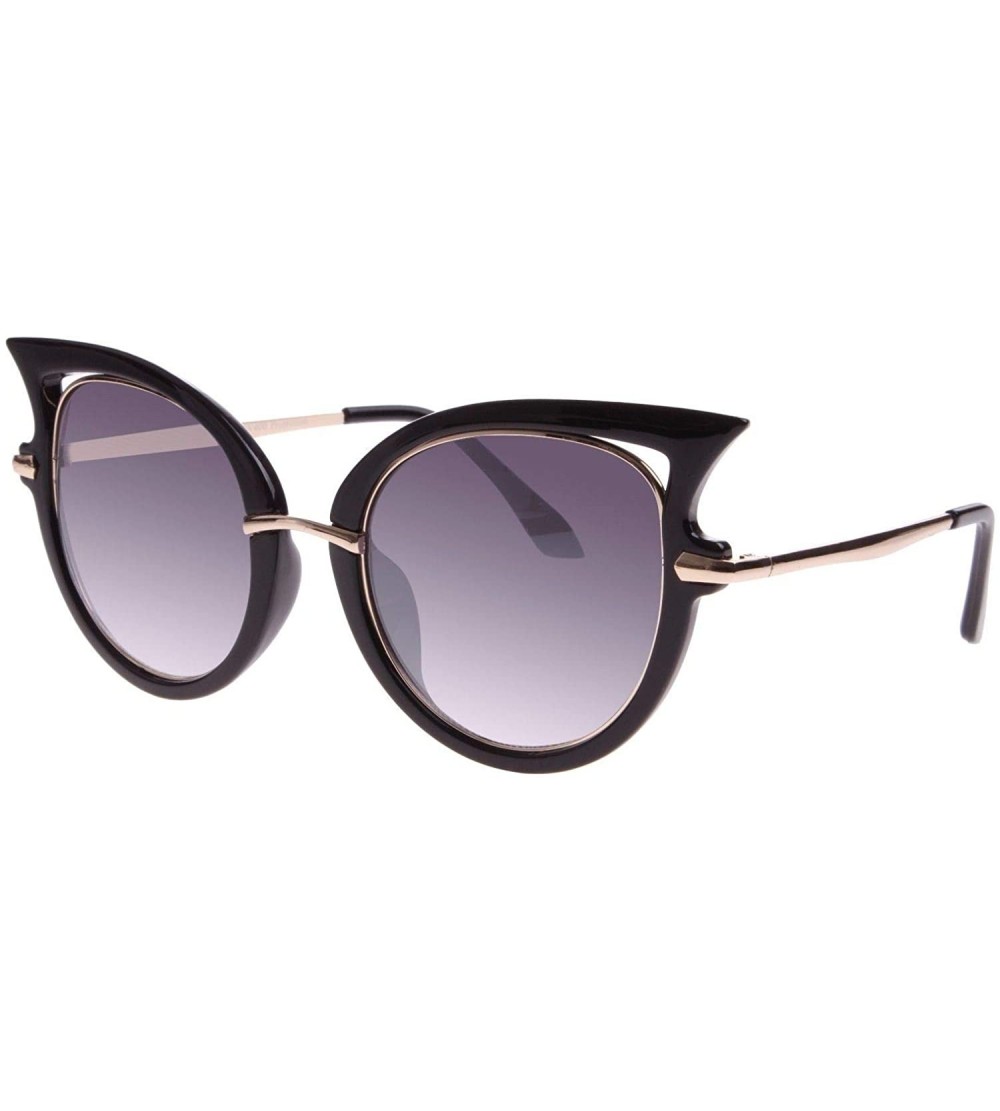 Oversized Cat Eye Sunglasses Womens Large Oversized Frame Sexy Designer Fashion Shades - Purple - CR18HS6IIA4 $59.78