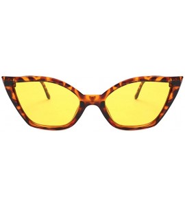 Round Glasses- Women's Fashion Vintage Cateye Frame Shades Acetate Frame UV Sunglasses - 7139c - C818RT8E8G7 $18.74