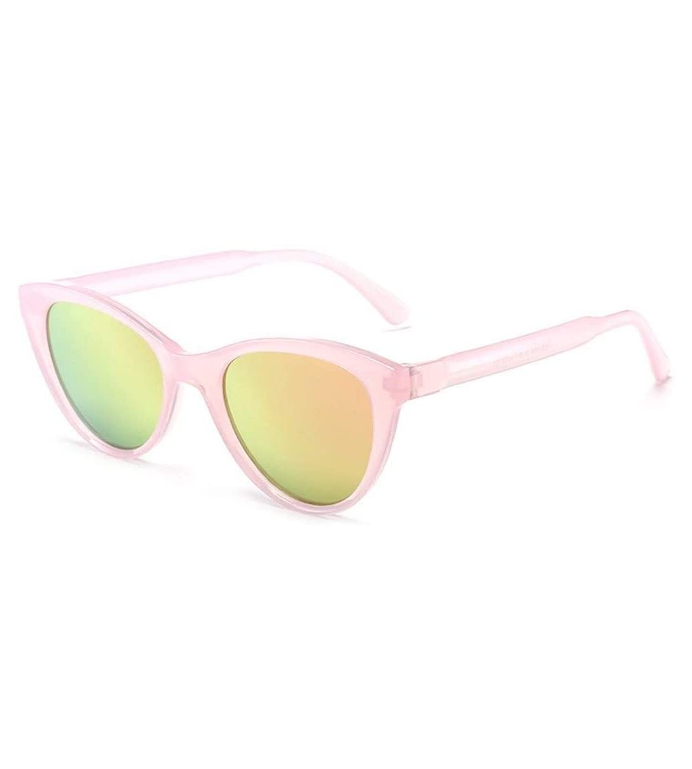 Cat Eye Sunglasses Small Framed Meditative Personality - CN199MU32OM $70.46