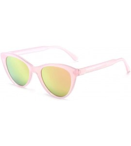 Cat Eye Sunglasses Small Framed Meditative Personality - CN199MU32OM $70.46