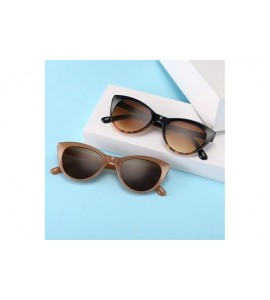 Cat Eye Sunglasses Small Framed Meditative Personality - CN199MU32OM $70.46