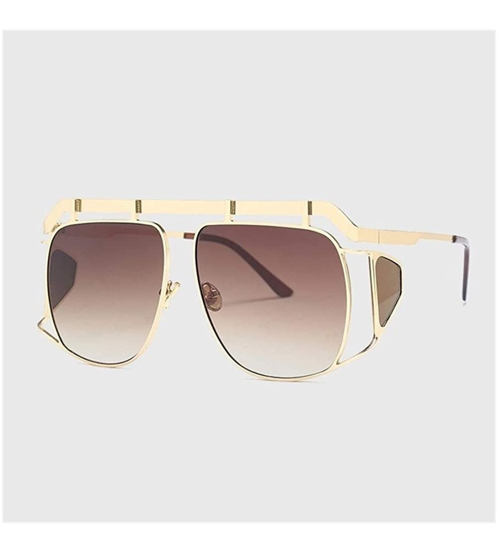 Oversized Oversize Sunglasses Women Big Frame Vintage Sun Glasses for Male 2020 Brand Designer Metal Eyewear UV400 - CP198UND...