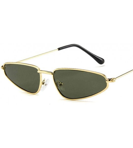 Aviator Small Ctue Retro Cat Eye Sunglasses Women Brand Designer Vintage Metal Sun C3 - C1 - CP18YQW7C78 $16.44