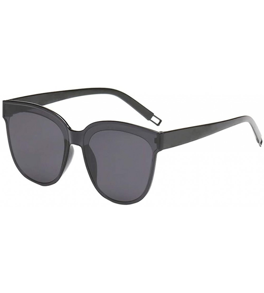 Round Unisex Polarized Sunglasses Retro Round Jelly Color Sunglasses Fashion Sunglasses for Travel - M - CI194KGEI6R $17.11
