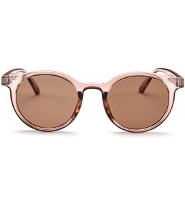 Square MOD-Style Cat Eye Round Frame Sunglasses A Variety of Color Design - S04 - CJ189T220CO $32.18