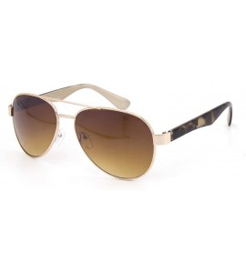Aviator Men/Women's designer Aviator Sunglasses - Brown Tortoise2 - CQ184GWX4XX $18.73
