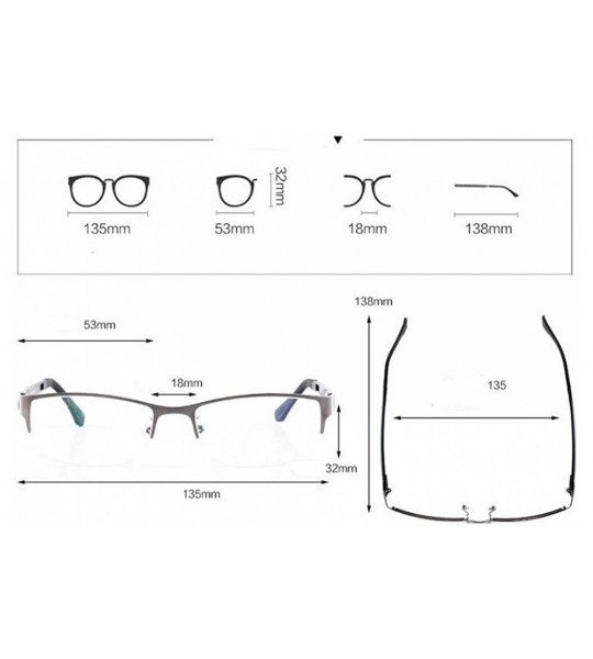 Rectangular Photocromic Lens Transition Business Frames Reading Glasses - Blue-photochromatic - C5188CWS5Q4 $52.69