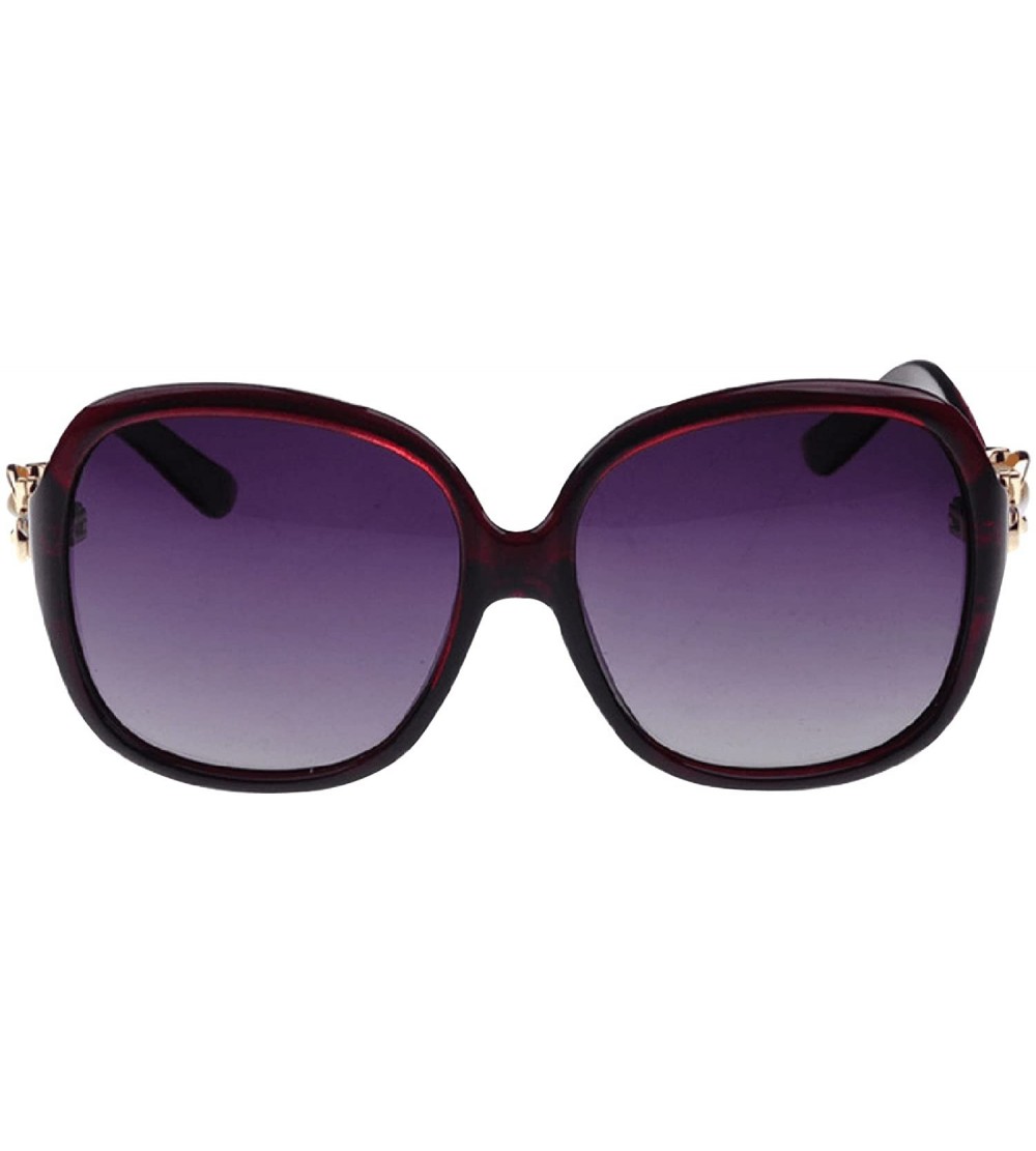 Sport 2015 New Style Ms Polarizer Authentic Gradient Polarized Sunglasses - Wine Red - CV11ZJYBT2H $31.00