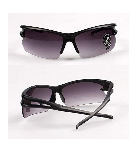 Square Unisex Sunglasses Bike Running Driving Fishing Golf Baseball Glasses Sunglasses - Purple - CH19074CDNX $16.10