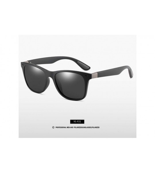 Rimless Polarized Sunglasses Men Women Driving Square Frame Sun Glasses Male Goggle - C2 - CZ194ODOWQC $39.49