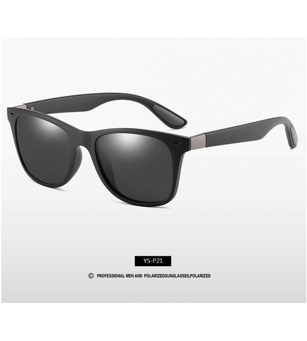 Rimless Polarized Sunglasses Men Women Driving Square Frame Sun Glasses Male Goggle - C2 - CZ194ODOWQC $39.49