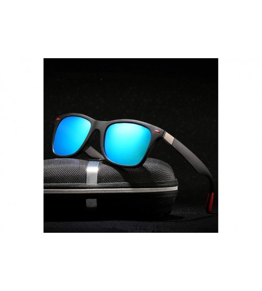 Rimless Polarized Sunglasses Men Women Driving Square Frame Sun Glasses Male Goggle - C2 - CZ194ODOWQC $39.49