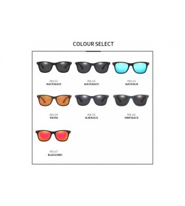 Rimless Polarized Sunglasses Men Women Driving Square Frame Sun Glasses Male Goggle - C2 - CZ194ODOWQC $39.49