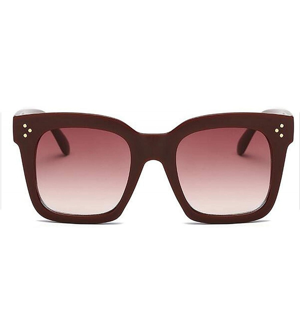 Semi-rimless Kim Kardashian Sunglasses Lady Flat Top Eyewear Lunette Femme Women Luxury Brand Rivet Sun Glasse UV400 - CR198A...