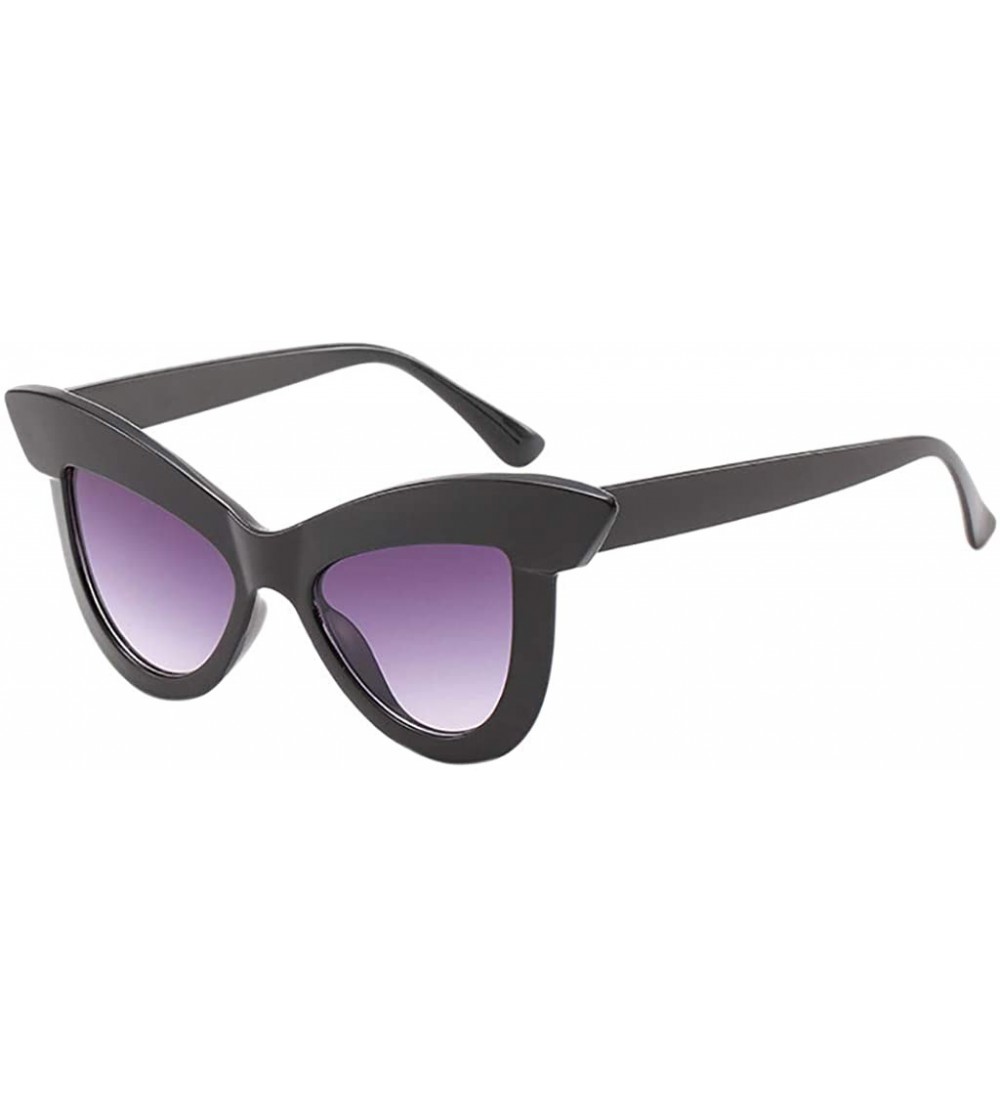 Sport Vintage Polarized Sunglasses for Women - REYO Cat Eye Sunglasses Retro Eyewear Fashion Glasses - D - C418NUK7456 $16.24