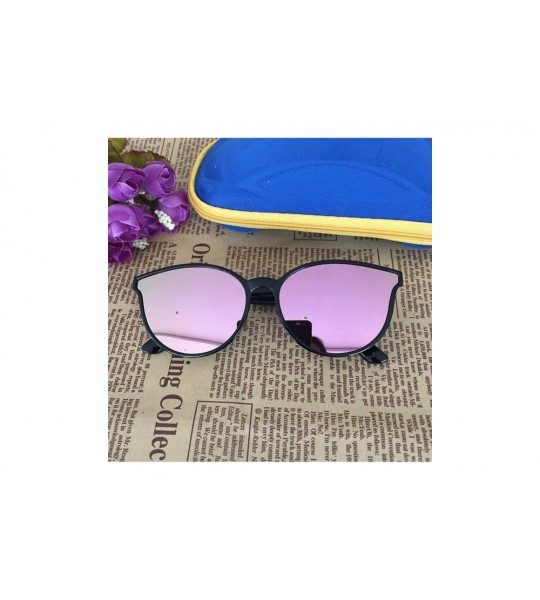 Oval Cute Cat Eye Children Sunglasses Brand 2019 Kids Girls Boys Toddler Sun Glasses Oculos De Sol Infantil - CQ197A34W5K $55.95