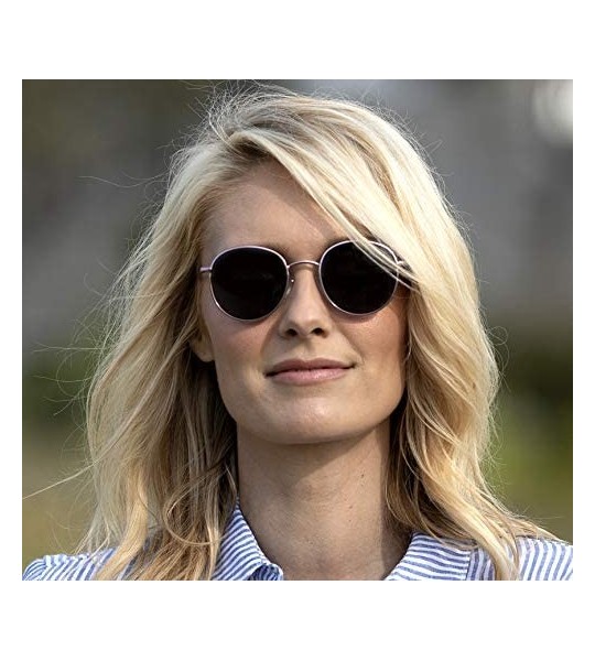 Round The Good Life Round Reading Sunglasses- Rose Gold/Gray Tortoise- 49 mm + 3 - CL18X5XXSZY $41.80