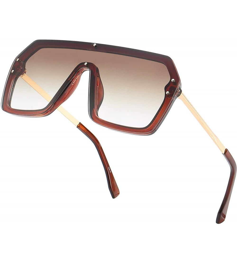 Goggle designer classic sunglasses 5162 Windproof - Tea - C81999MAWCR $19.23