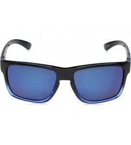 Wayfarer Rambler Sunglasses - Black Blue / Polarized Blue Mirror - CU1806YAX2Q $54.19