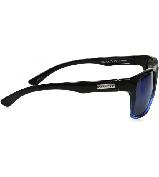 Wayfarer Rambler Sunglasses - Black Blue / Polarized Blue Mirror - CU1806YAX2Q $54.19