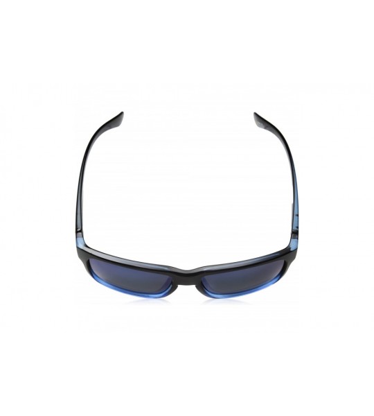 Wayfarer Rambler Sunglasses - Black Blue / Polarized Blue Mirror - CU1806YAX2Q $54.19