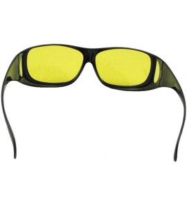 Rectangular Medium Polarized Fit Over Sunglasses F1 - Black-light Yellow Lens - CF186LYRUY6 $30.57