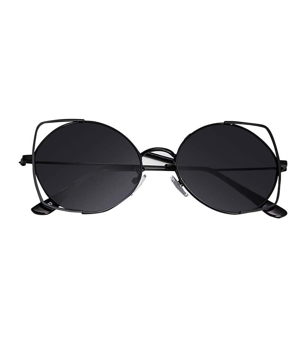 Goggle Sport Sunglasses New Retro Classic Trendy Stylish Glasses for Men Women - Black - C218UGCYRQ4 $17.33