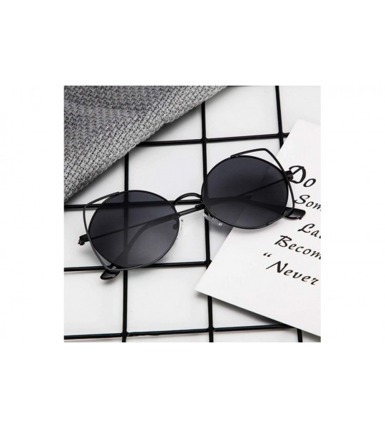 Goggle Sport Sunglasses New Retro Classic Trendy Stylish Glasses for Men Women - Black - C218UGCYRQ4 $17.33