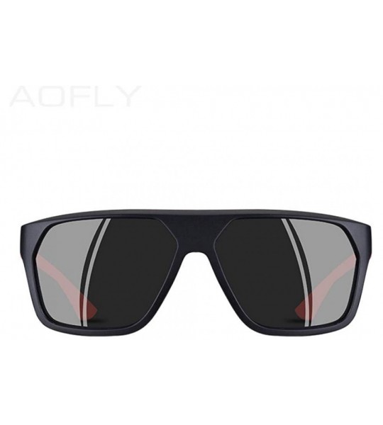 Oversized Polarized Sunglasses Men Classic Sunglasses Men's Driving C1Black - C2gray - CI18Y2OXHX7 $30.42